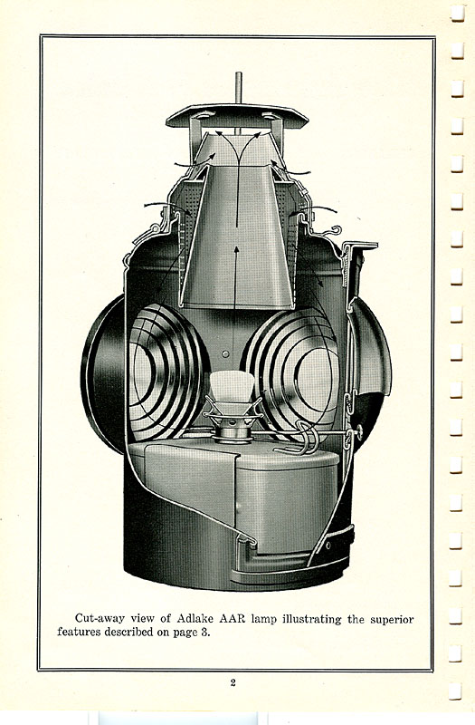 1940 Adams & Westlake Catalog: No. 1221 AAR Marker Lamps - Railroadiana  Online